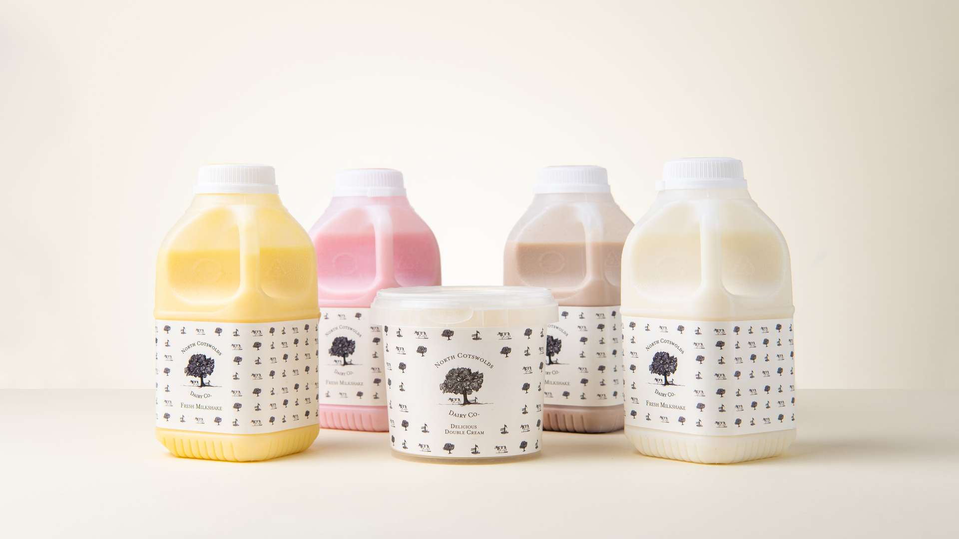 North Cotswold Dairy - flavoured milk cartons