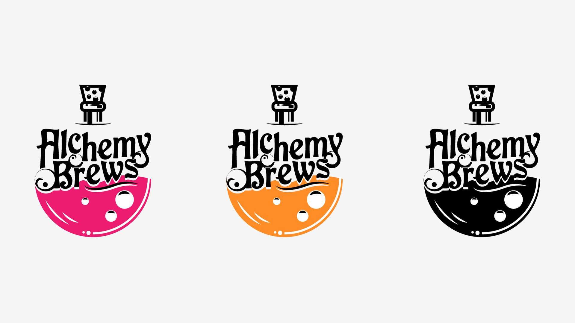 Alchemy Brews  - bottle logos