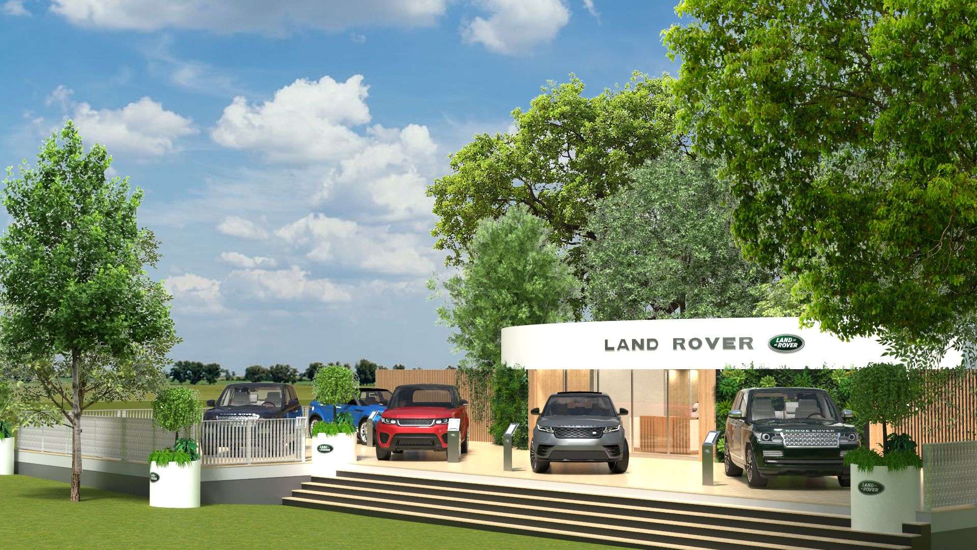 Design of Land Rover industrial event design