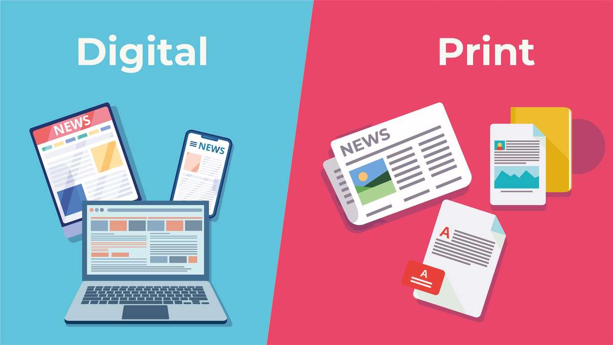 Digital Vs Print Banner