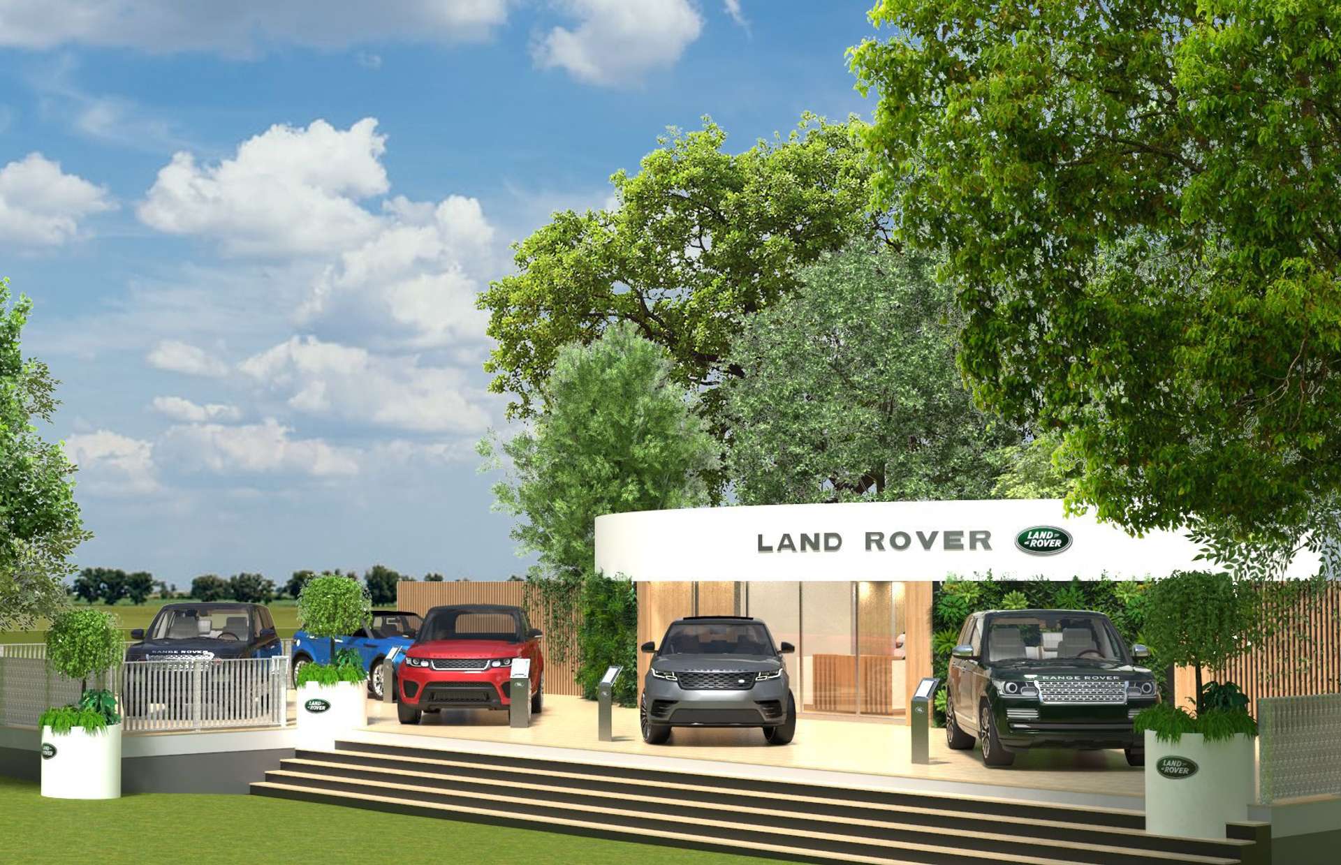 Jaguar Land Rover stand