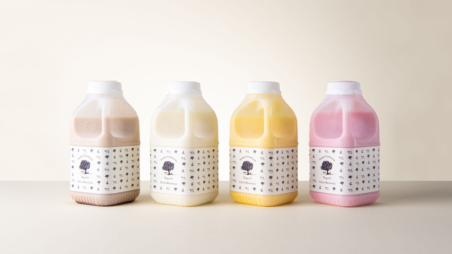 North Cotswold Dairy - flavoured milk cartons