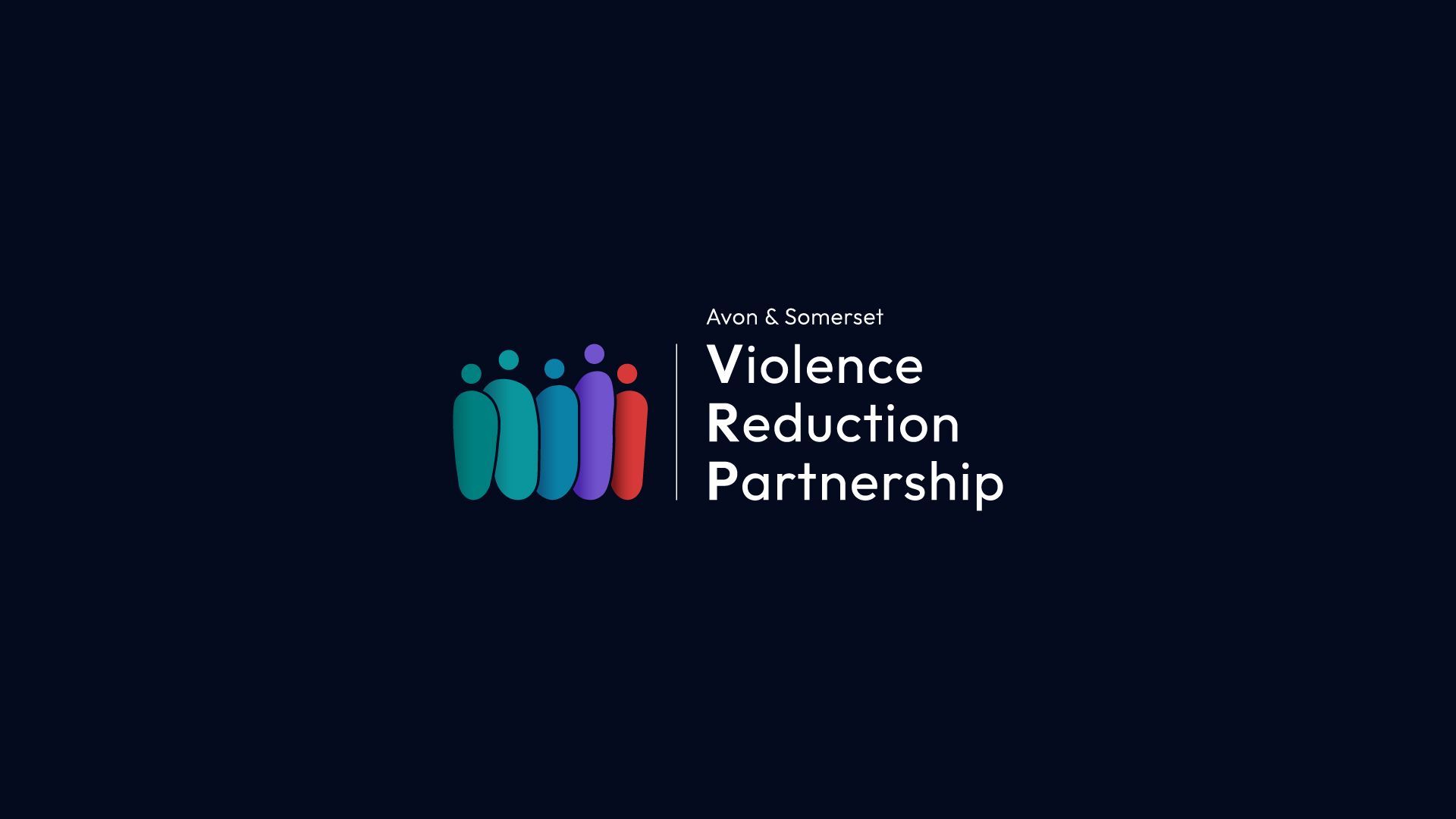 Avon & Somerset Violence Reduction Partnership logo on dark background